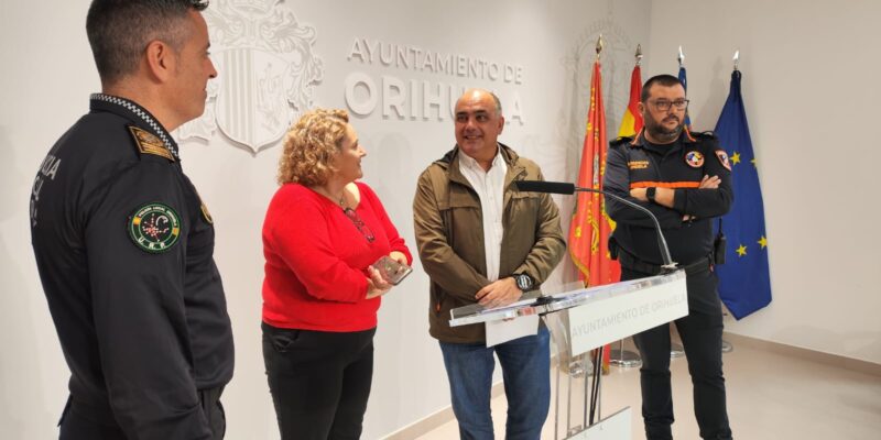Orihuela coordina el dispositivo de seguridad y emergencias para Todos los Santos