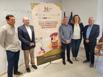 La Lonja de Orihuela acoge los días 7 y 8 de octubre el VI Congreso Nacional del Agua bajo el título “Agua, Agricultura y Alimentación” y con la participación de más de 200 personas en formato presencial y más de 250 en streaming