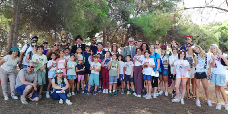 Éxito de la historia de las salinas para niños en Torrevieja