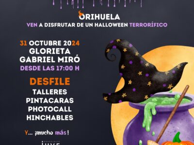 La Concejalía de Juventud de Orihuela anuncia las actividades programadas para la celebración de Halloween el próximo jueves 31 de octubre. La celebración tendrá lugar en Orihuela y la costa donde se ofrecerá una amplia variedad de actividades para los jóvenes.