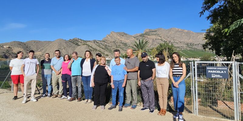 Orihuela cede dos parcelas de los Huertos Urbanos para un proyecto social