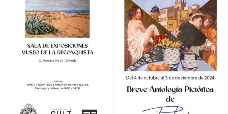 Llega a Orihuela la exposición "Breve Antología Pictórica" de Pedrol