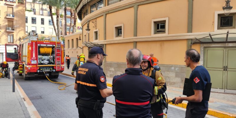 Orihuela organiza un simulacro de incendio en el Teatro Circo Atanasio Die