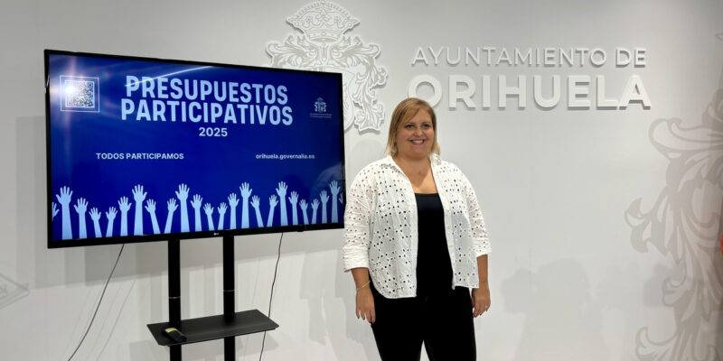 Orihuela lanza sus presupuestos participativos para el año 2025