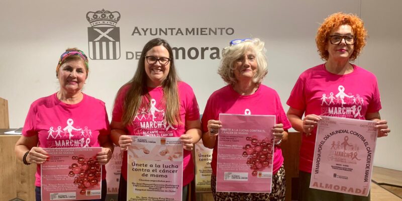 Almoradí presenta las actividades para ampliar su lucha contra el cáncer de mama