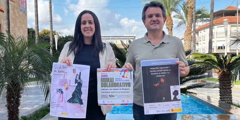 Benejúzar presenta los actos del Día de la Eliminación de la Violencia contra las Mujeres