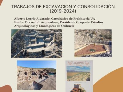 Orihuela organiza una conferencia y una visita al Yacimiento Arqueológico de Los Saladares