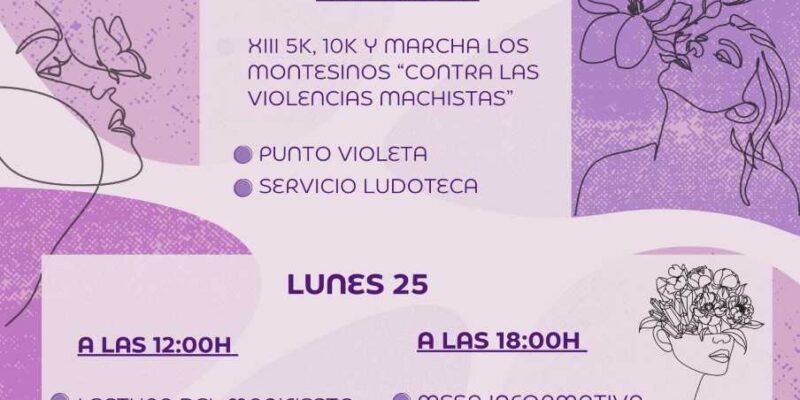 Los Montesinos promueve un 25N con actividades sociales y deportivas