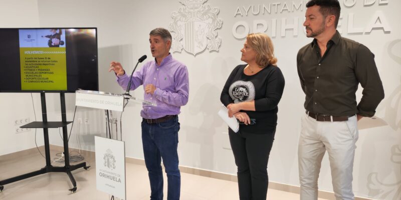 Orihuela reanuda las actividades deportivas tras adjudicar el contrato de emergencia