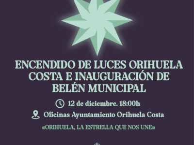 Orihuela celebrará el encendido de luces de Navidad en la costa