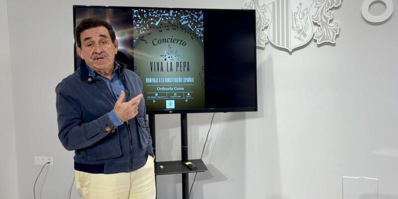 Orihuela homenajea a la Constitución Española con un concierto en la costa