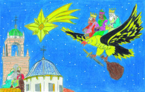 El niño Ulises Mora gana el XV Concurso de Tarjetas Navideñas de El Prendimiento de Orihuela