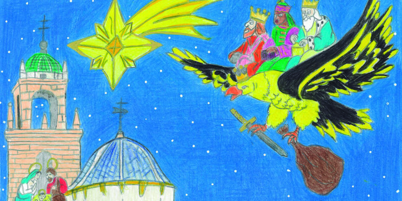 El niño Ulises Mora gana el XV Concurso de Tarjetas Navideñas de El Prendimiento de Orihuela