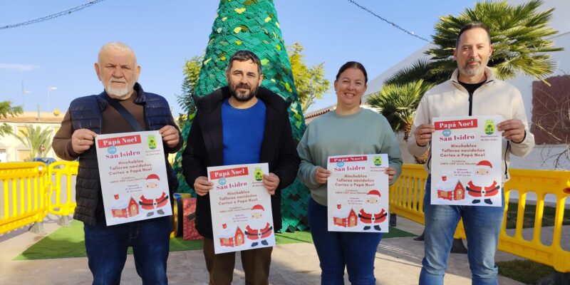 San Isidro amplia sus actividades navideñas con la llegada de Papá Noel la Escuela de Navidad