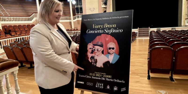 Orihuela será el escenario del primer concierto sinfónico de Varry Brava
