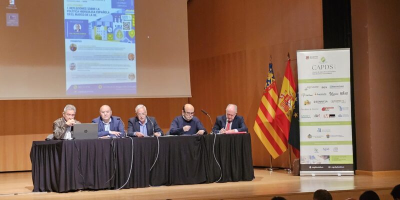 Joaquín Melgarejo: “España arrastra un déficit de inversión en obra hidráulica de 27.000 millones de euros”