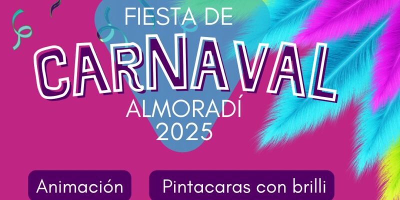 El Ayuntamiento de Almoradí, a través de la concejalía de Fiestas que dirige José María Pertusa, ultima los detalles de su gran fiesta de Carnaval. Una nueva edición de esta esperada cita que llega con novedades este sábado 1 de marzo, a partir de las 17:00 horas, en la Plaza de la Constitución