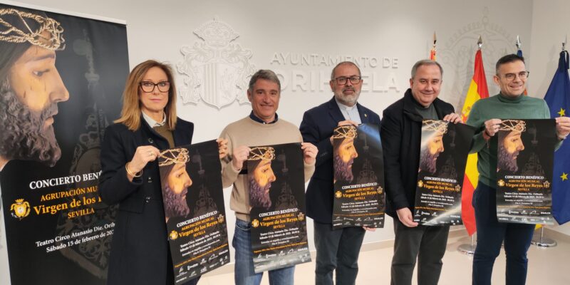 Orihuela acogerá un concierto benéfico de la Agrupación Musical Virgen de los Reyes de Sevilla