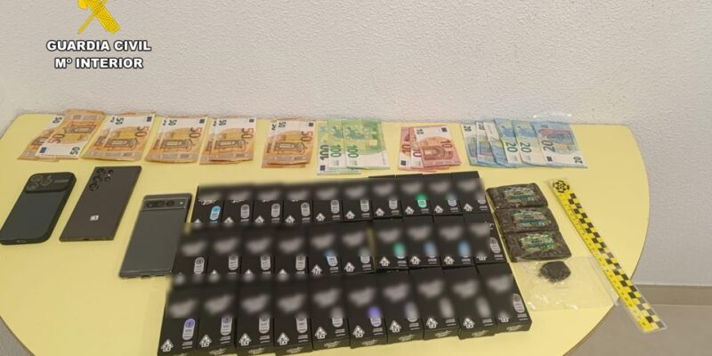 Detienen a dos personas en Orihuela Costa por tráfico de drogas