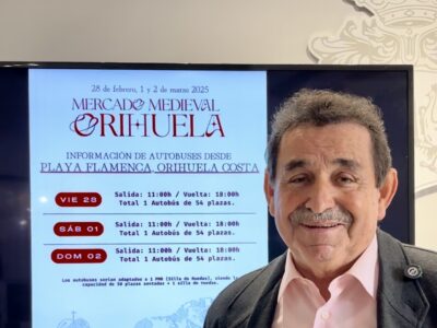 Orihuela fleta autobuses gratis para que los vecinos de la costa visiten el Mercado Medieval