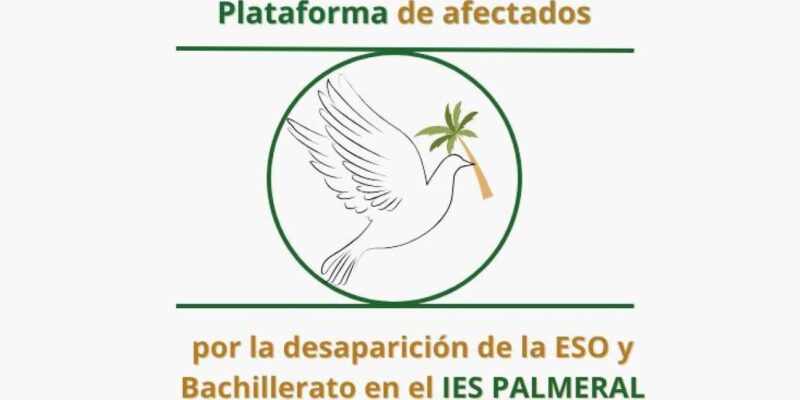Convocan una concentración para evitar que el IES El Palmeral de Orihuela se quede sin ESO y Bachillerado