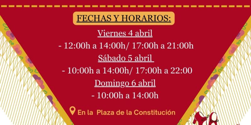 La plaza de la Constitución vuelve a ser escenario de la Feria de Comercio de Almoradí, un centro comercial al aire libre del que se podrá disfrutar en esta ocasión del 4 al 6 de abril