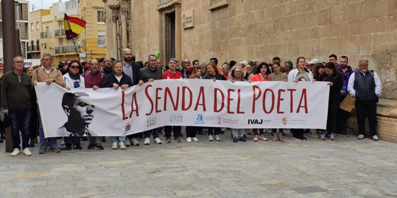 La Senda del Poeta tendrá su salida el 28 de marzo desde Orihuela