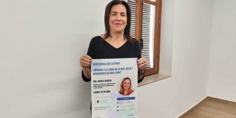 La doctora Abigail Huertas ofrecerá una conferencia sobre autismo en Orihuela