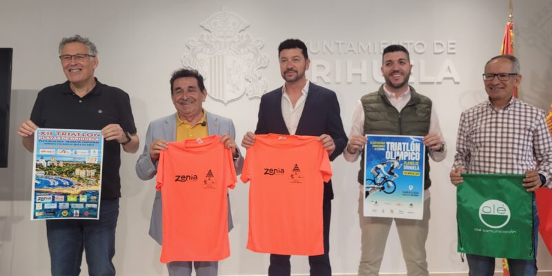 El XII Triatlón Playas de Orihuela tendrá lugar este domingo 4 de mayo