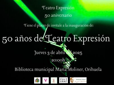 Teatro Expresión de Orihuela conmemora su cincuentenario con una exposición