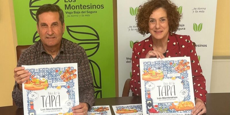 La Ruta de la Tapa de Los Montesinos tendrá lugar los días 26 y 27 de abril