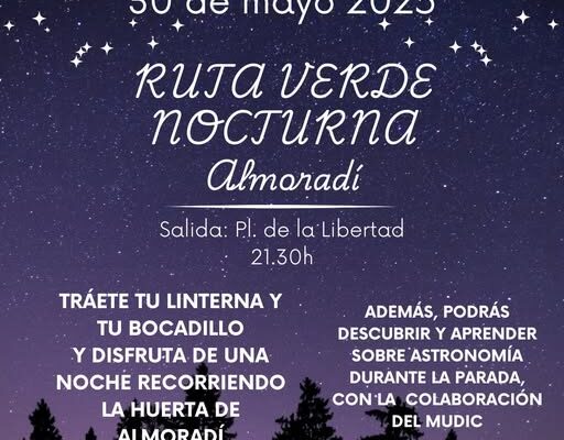 La concejalía de Turismo del Ayuntamiento de Almoradí pone en marcha una amplia programación turística para este mes de mayo. Por una parte, Almoradí estará presente en la VI edición sobre patrimonio oculto de la Comunidad Valenciana