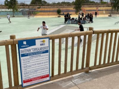 Torrevieja inaugura la zona deportiva del Parque Inundable de Torreta Florida