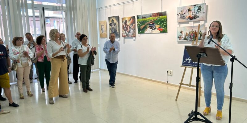 Bigastro acoge la exposición de pintura "¡Aquí vuelve a empezar la vida!"