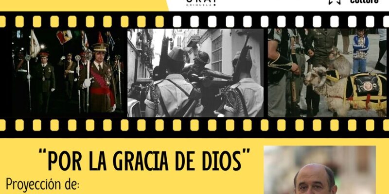 Este domingo 25 de mayo, a las 19 horas, tendrá lugar en el Auditorio La Lonja de Orihuela una nueva sesión de la Sala de Cineastas, que contará en esta ocasión con la presencia del cineasta Carlos Taillefer, director de la película "Por la gracia de Dios"