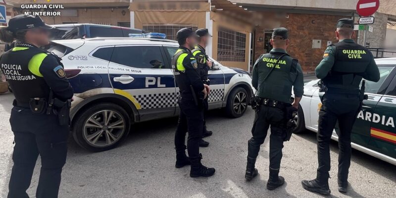 Detienen a una pareja por robos con violencia en viviendas de Callosa, Granja de Rocamora y Torrevieja