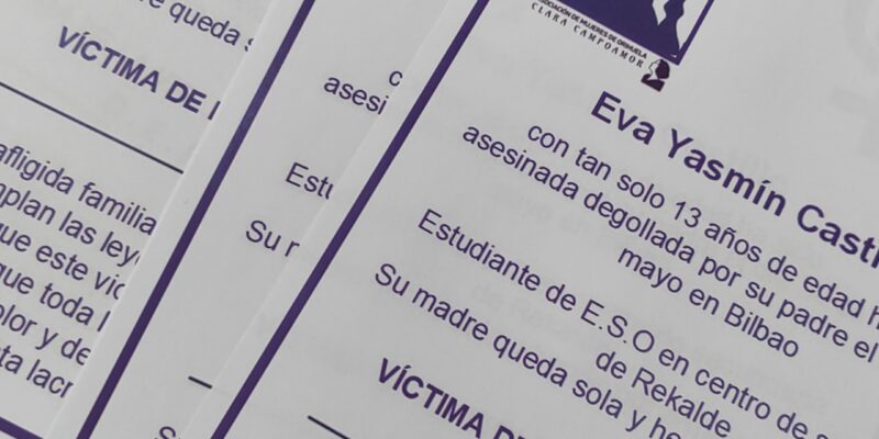 Inician en Orihuela una pegada de esquelas para visibilizar los asesinatos machistas