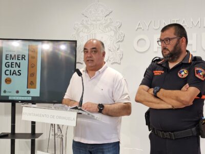 Orihuela presenta una campaña de autoprotección frente a emergencias