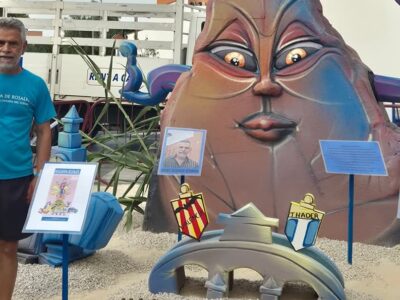 Rojales celebra sus ritos de fuego a partir de mañana. Dimonis de fuego, hoguera y subida al cerro de La Encantá son los actos previstos de estas constumbres populares coincidiendo con el solsticio de verano y la noche de San Juan