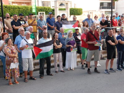 Rojales se manifiesta para pedir "el final inmediato del genocidio en Gaza"