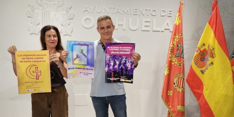 Orihuela refuerza su compromiso por unas fiestas libres de violencia sexual