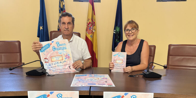 Los Montesinos celebra su XXVIII Semana Cultural del 7 al 13 de julio. La Plaza del Ayuntamiento se transformará cada noche en un escenario abierto, donde pequeños y mayores podrán vivir la cultura como una experiencia compartida y accesible
