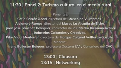 El oriolano Juan José Sánchez participará en las Jornadas sobre Turismo Cultural en Valencia