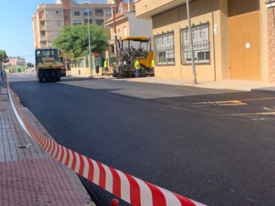 Almoradí invierte más de 600.000 euros en un plan de asfaltado de 22 calles