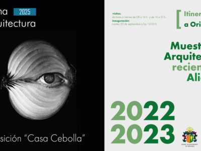Orihuela será sede el próximo martes 30 de septiembre de 2025 de una jornada especial dentro de la Semana de la Arquitectura, organizada por el Colegio Territorial de Arquitectos de Alicante (CTAA) en colaboración con la Concejalía de Educación del Ayuntamiento de Orihuela