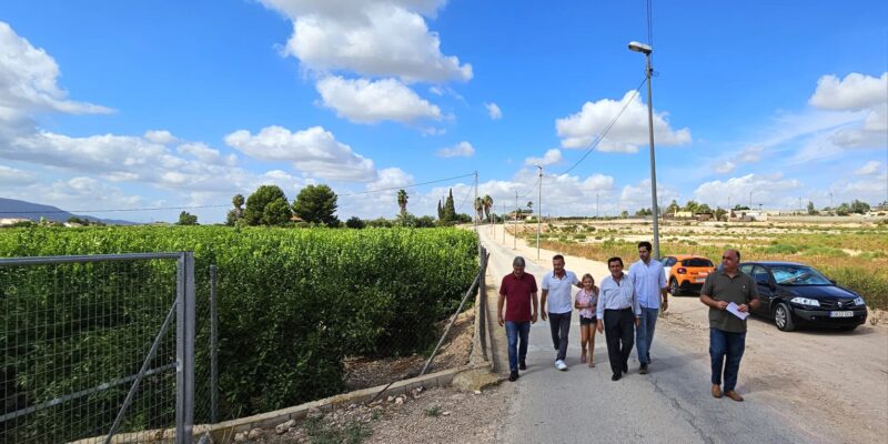 Orihuela mejorará el camino de Los Vicente que da acceso al polideportivo de La Murada