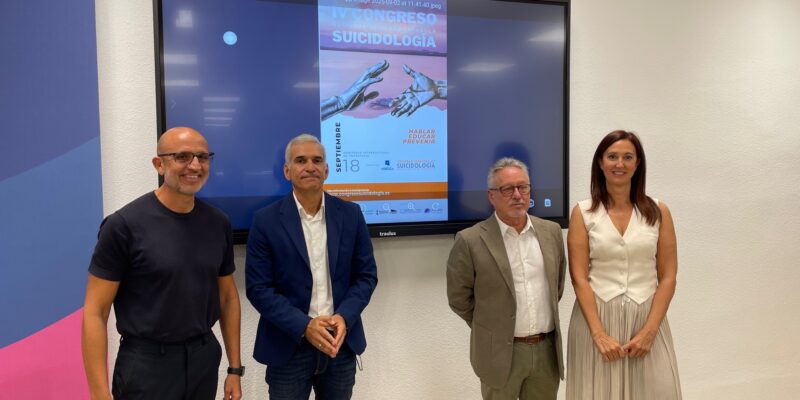 Torrevieja acoge el 18 de septiembre el IV Congreso Nacional de la Sociedad Española de Suicidología, bajo el lema “Hablar, educar, prevenir”. Se ofrecerá un programa completo y multidisciplinar que abordará los principales retos actuales en la prevención del suicidio