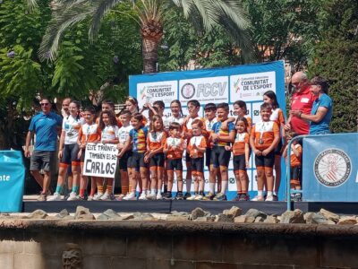 Los benferrejos Gael, Alejandro y Nazaret Olaya siguen batiendo récords en el ciclismo infantil