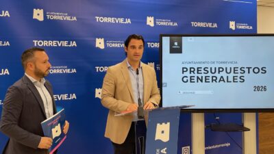  El Ayuntamiento de Torrevieja ha aprobado un presupuesto de 187,7 millones de euros para 2026, lo que supone un 11,38% más que el ejercicio anterior. Las nuevas cuentas municipales consolidan los servicios públicos, refuerzan la inversión y mantienen la presión fiscal sin subidas de impuestos ni tasas