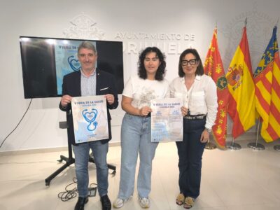 El alcalde de Orihuela, Pepe Vegara, y la concejala de Sanidad, Irene Celdrán, han presentado esta mañana la V Feria de la Salud, que se celebrará los días 23 y 24 de octubre en La Lonja, así como a los galardonados para la Gala de Sanidad ‘Premios Héroes’, que tendrá lugar el jueves 23 a las 19:30 horas.